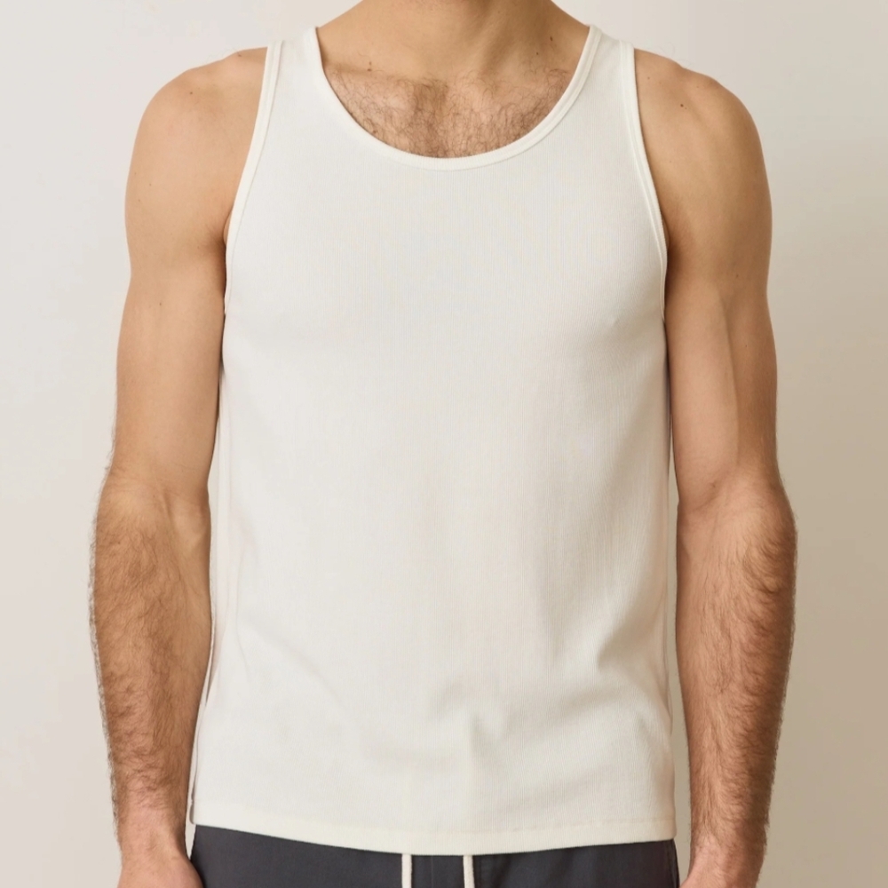NEW MARINE LAYER carter rib tank top Lot Of 2 Men's Tank Size Large NWT - Picture 2 of 9